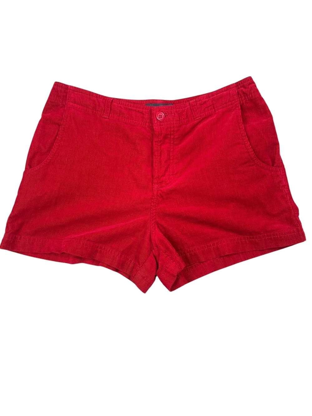 Y2K Vintage RALPH Ralph Lauren Cherry Red Corduroy Women’s Shorts High Rise 8